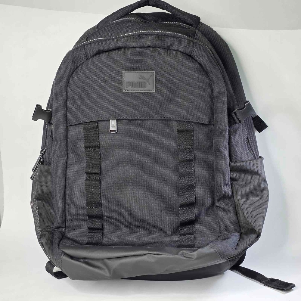 PUMA Range Backpack w Padded Straps Laptop Sleeve & Luggage Strap Black One Size